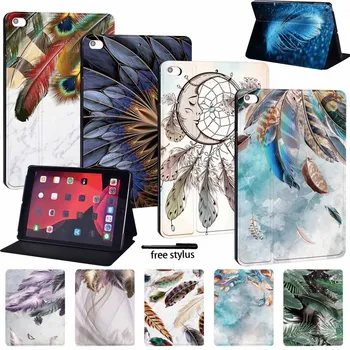

Tablet Case for Apple Ipad 8 2020 8th Generation 10.2 Inch Anti-fall Foldable Tablet Protective Case + Pen