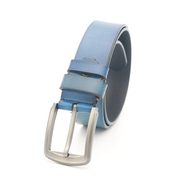 buckle B belt Кожаный ремень мужской модный сплав Пряжка Синий Натуральная кожа мужской ремень - Цвет: buckle B belt