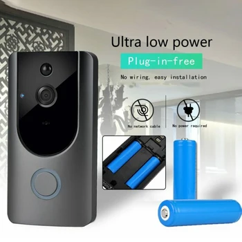 

Wireless Smart Doorbell Camera WiFi Remote Video Home Security Door Bell Phone