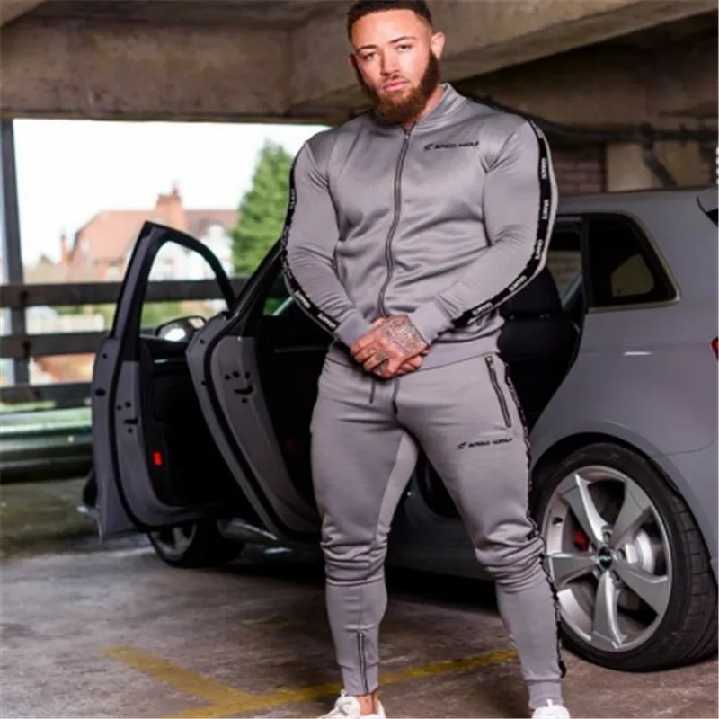 2019 весенний и осенний спортивный костюм с длинным рукавом куртка на молнии для