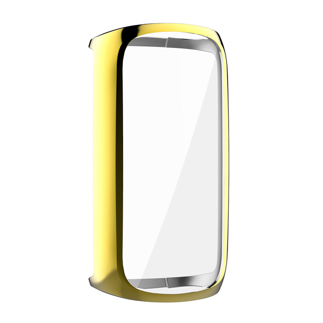 Case For -Fitbit Luxe Smart Watch Plating TPU Soft Cover Full Screen Protector Shell For -Fitbit Luxe