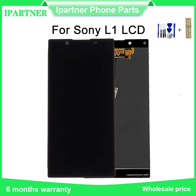 5 дюймовый ЖК-дисплей для Sony Xperia L1 G3312 G3311 G3313 сенсорный экран дигитайзер Сенсорная
