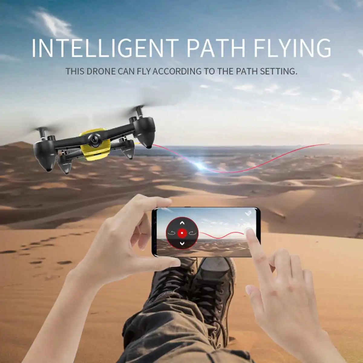 4K HD камера gps RC Дрон Wifi FPV RC вертолет без головы один ключ посадка 18 минут время полета дистанционное управление Квадрокоптер