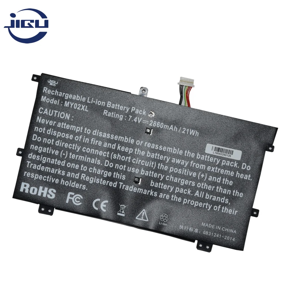 JIGU 7 4 В ноутбука Батарея MY02XL HTSNN-IB5C HSTNN-LB5C 21CP3/97/91 721896-2B1 HSTNN-DB5C для HP Pavilion 11-h000sg |