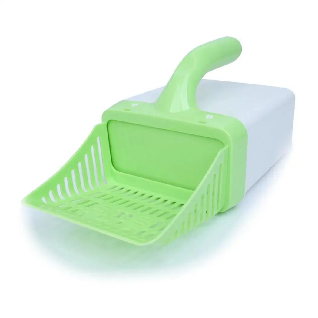 Durable Practical Home Cat Litter Scoop Waste Durable, Strong Bag System Green, BlueLitter
