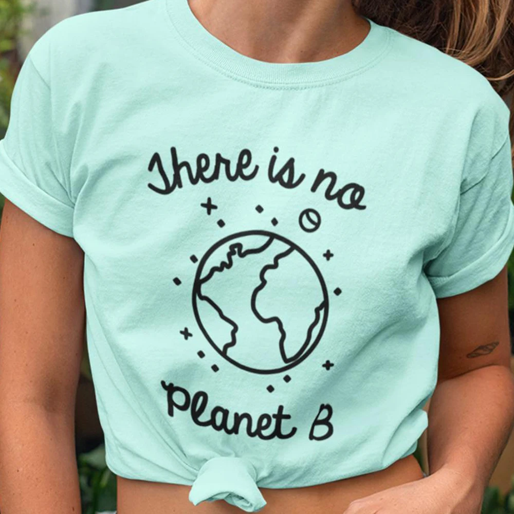 Футболка женская хлопковая с надписью Save The Earth|Футболки| |