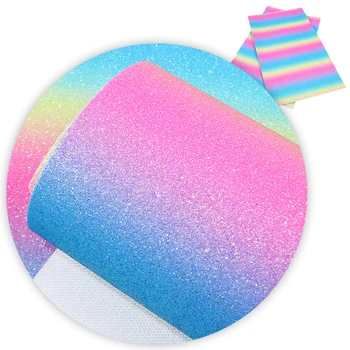 

David accessories 50*140cm Faux Synthetic Leather Fabric for Bows Chunky Glitter Fabric for Patchwork Leather Sheets,1Yc7735