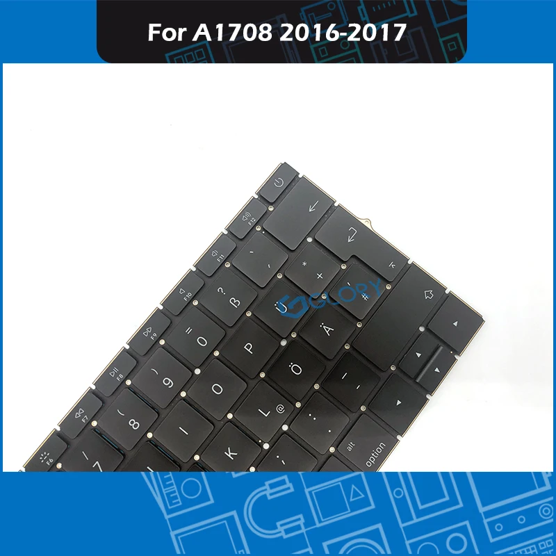 Новая немецкая клавиатура A1708 DE для Macbook Pro retina 1" A1708 немецкий y клавиатура на замену