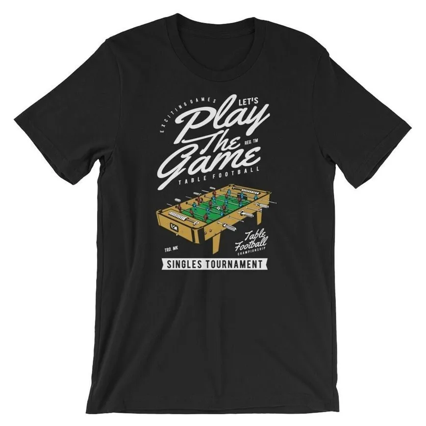 Table Football T-Shirt. Foosball 100% Cotton Premium Tee New Funny Design Shirt | Мужская одежда
