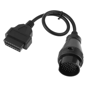

OBD-II 38 Pin Male to 16 Pin Female Diagnostic Adapter Tools Car Connector Cable with 27CM Line fit for Benz MB 38Pin