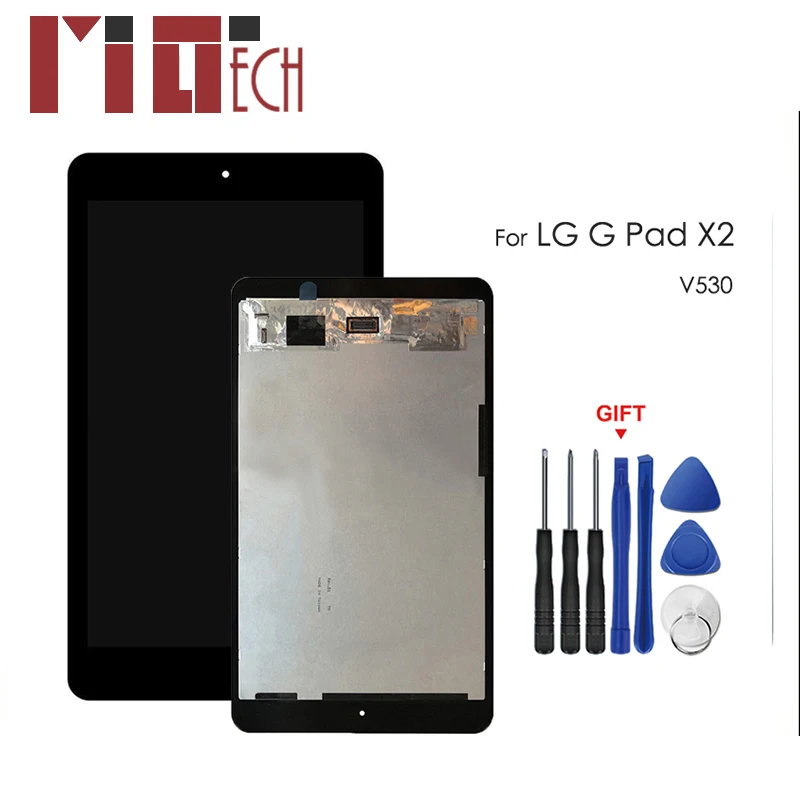 

LCD Display For LG G Pad V430 X2 V530 8.0'' LCD Touch Screen Digitizer Assembly Replacement Black No Frame +Tools Brand New