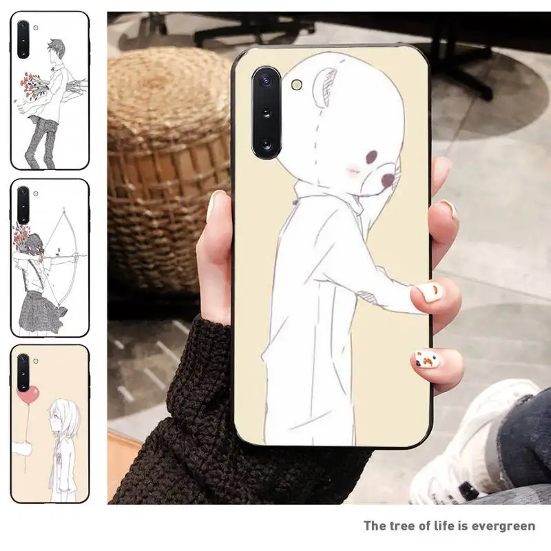 Cutes мягкий чехол для задней панели мобильного телефона Samsung Note3/4/5/8/9/10/10Lite M10/20/30 A70 |