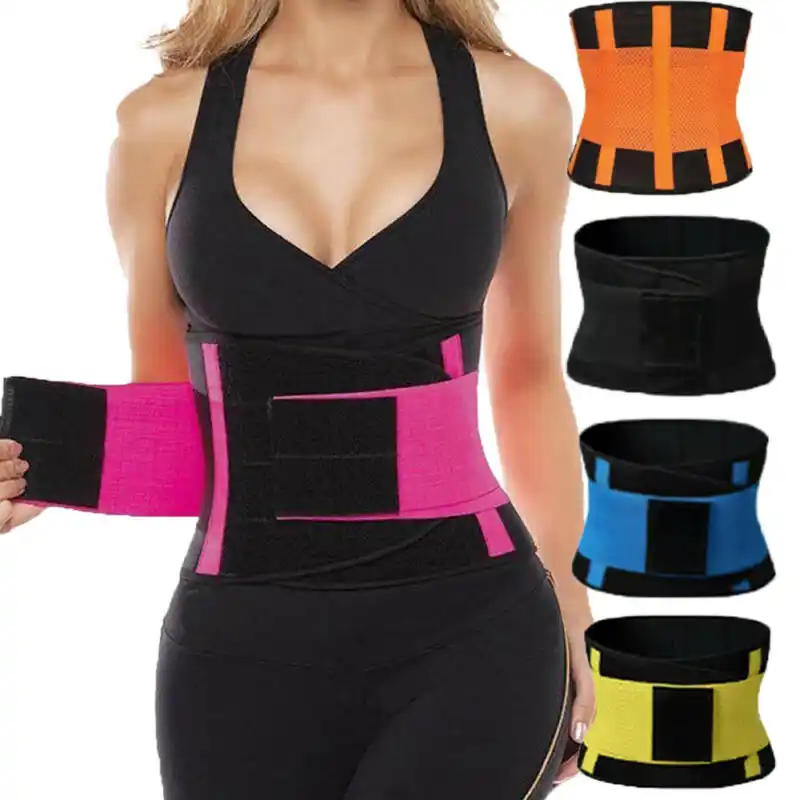 pink and black waist trainer