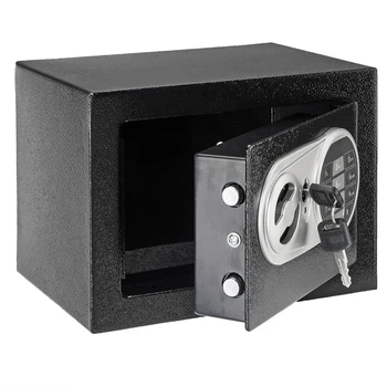 

17E Home Use Electronic Password Steel Plate Safe Box Money Jewelry Cash Valuable Security Box