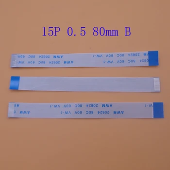 

2pcs New Type A B 8cm 80mm FFC FPC 15pin 0.5 pitch Flat Ribbon Flex Cable 15 pins 20624 AWM 80C VW-1 60V Power Button