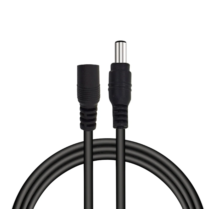 

DC12V Male to Female 5.5x2.1mm Power Adapter Cable for LED Strip Surveillance Camera IP Camera Router Invoice Printer T21A