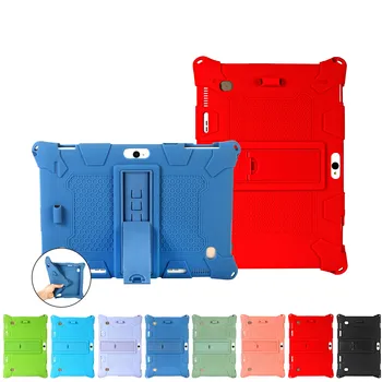 

Funda Tablet 10.1 Universal Case Soft Silicone for 10 10.1 inch Android Tablet PC Soft Shockproof Cover Case L 9.44in W 6.69in