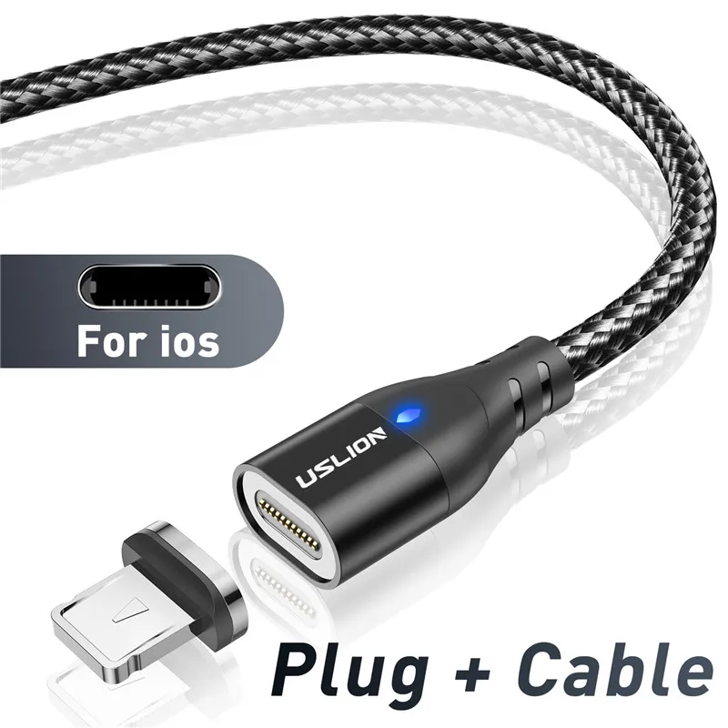 Magnetic Fast Charging USB Cable with Micro Type C Connector