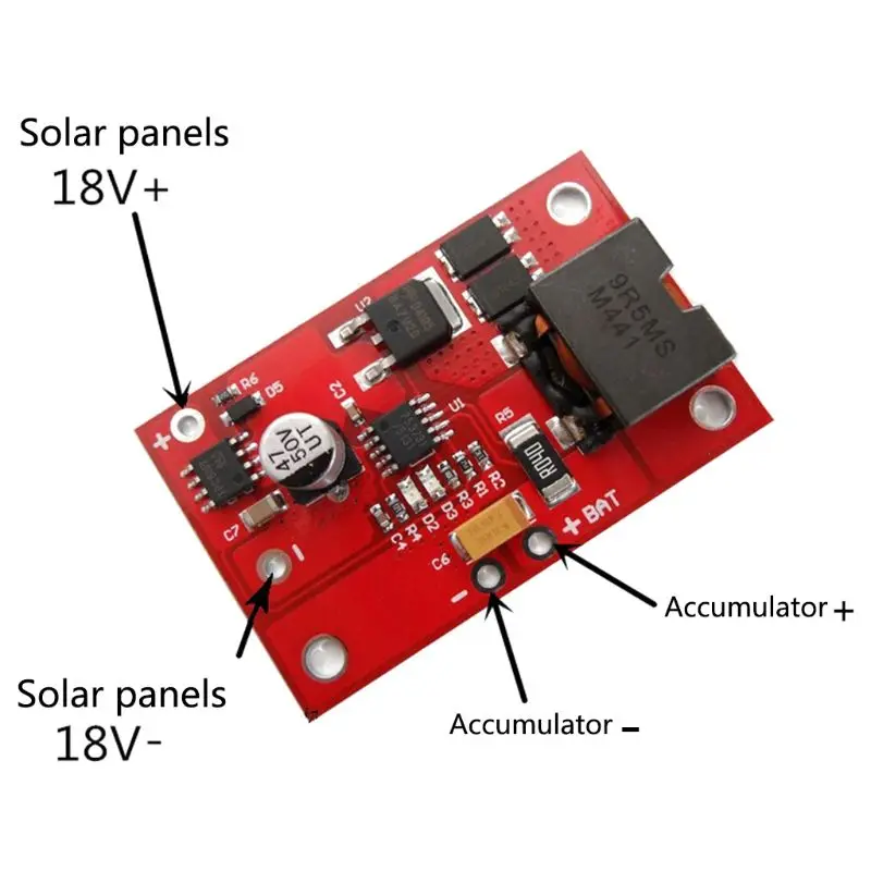 12V3A свинцово кислотная зарядка MPPT Солнечный контроллер заряда батареи модуль со