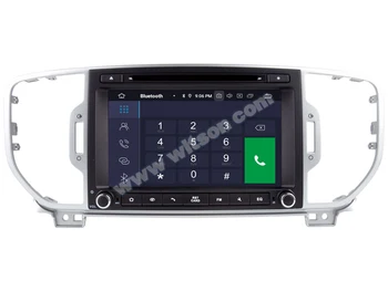 

8" Android 9.0 OS Car DVD Multimedia GPS Radio for Kia Sportage 2016-2018 & Kia KX5 2016-2018 with 256GB External HDD Support