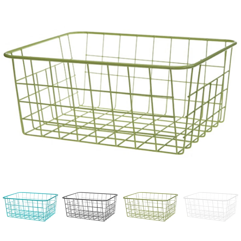 Металлическая проволочная сетка корзина для хранения продуктов Basketry ванная комната лоток стол держатель