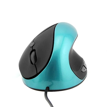 

Portable Wired Vertical Mouse Computer Optical Ergonomic Mice USB Game Adjustable DPI 6 Buttons Small Accessories High