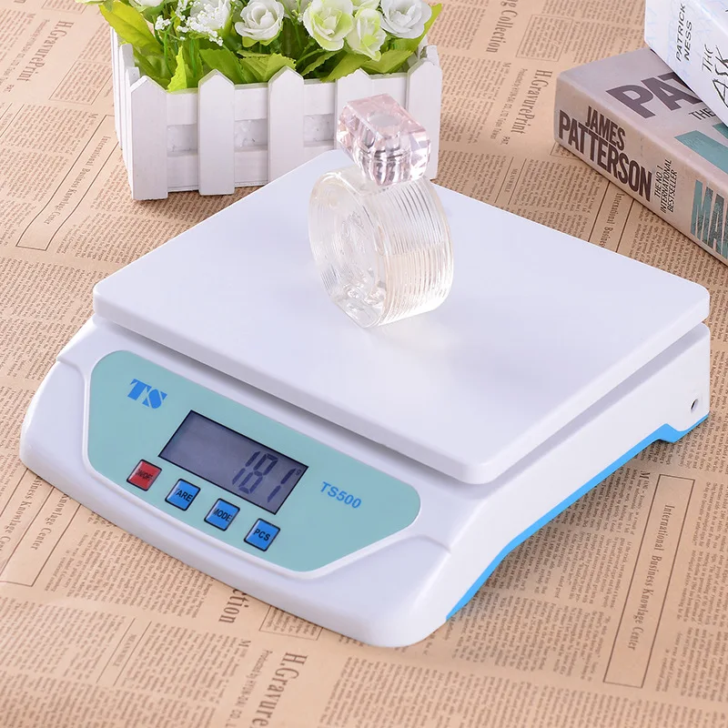 

25/30kg Electronic Household Kitchen Scale LCD Digital Glass Scales Cooking Baking Food Balance Weighing Measuring Tool
