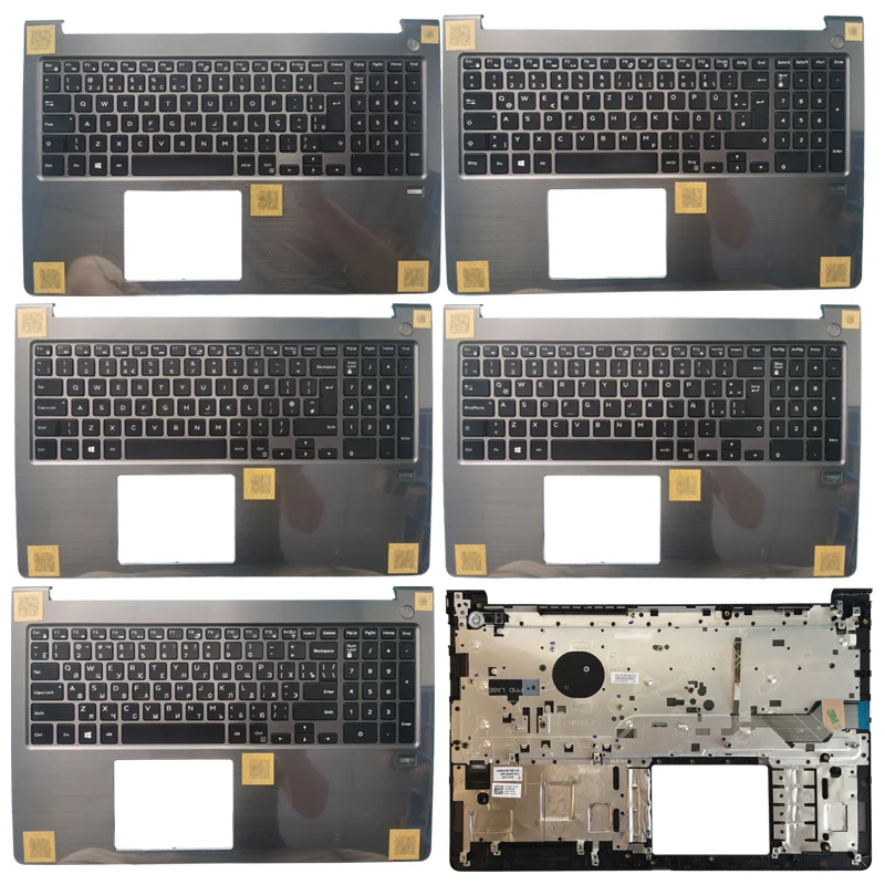 

Клавиатура для ноутбука Dell Vostro 15-5000 5568 V5568, английская/Русская/латынь/GR/немецкий/бразильская