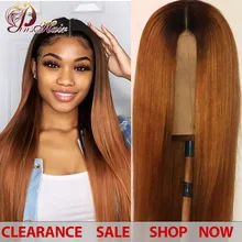 Омбре блонд бразильские прямые волосы кружевные передние парики с закрытием 1B/30 кружевные передние человеческие волосы парики для черных женщин нереми парики