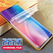 Мягкий чехол 9D с полным покрытием для xiaomi mi A3 lite A2 Гидрогелевая