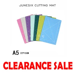 Junesix – tapis de découpe A5, planche à découper modèle manuel, bloc de découpe en papier, couleurs aléatoires, Cn 22x15CM 