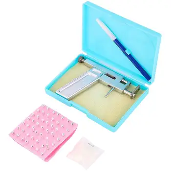 

1 Set Portable Ear Piercing Accessory Perforation Tools Kit Painless Ear Piercer Steel Ear Piercing Tool For Women Girls Kids