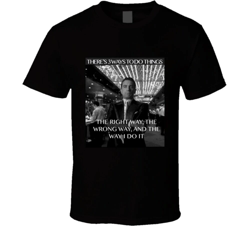 

Robert De Niro Casino Gangster Movie T Shirt