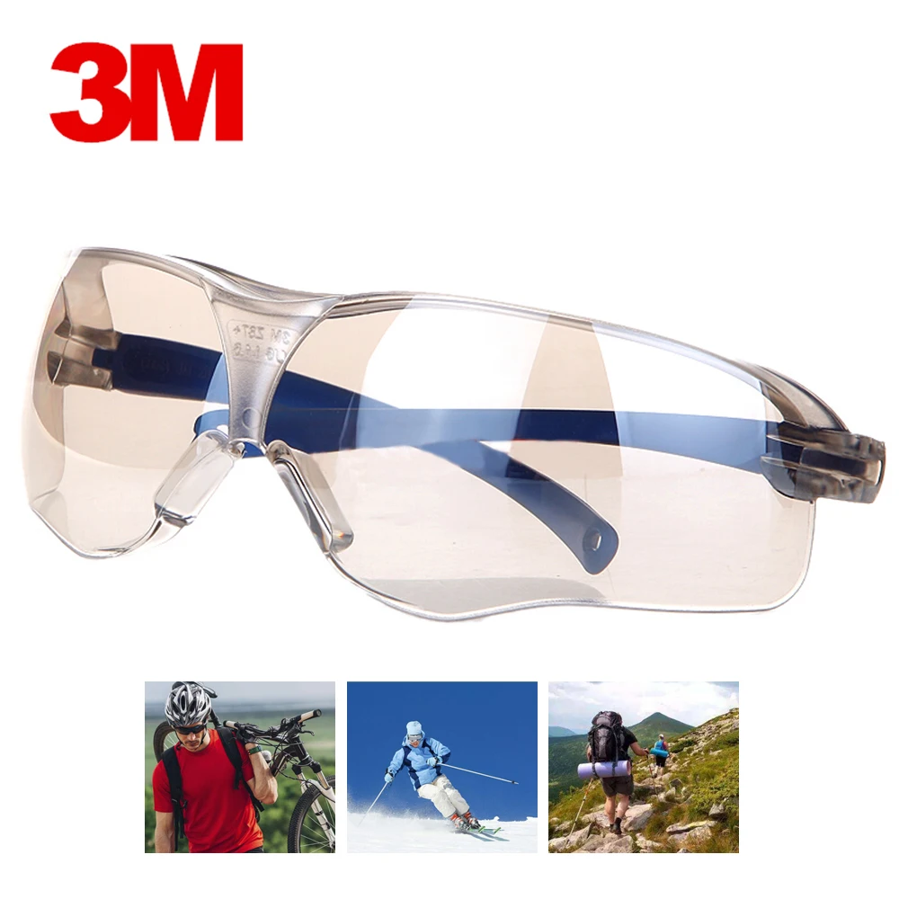 

3M 10436 Safety Glasses Anti-shock PC Lens Goggles Anti-splash Anti-UV Windproof Riding Protective Glasses Working Eyewear