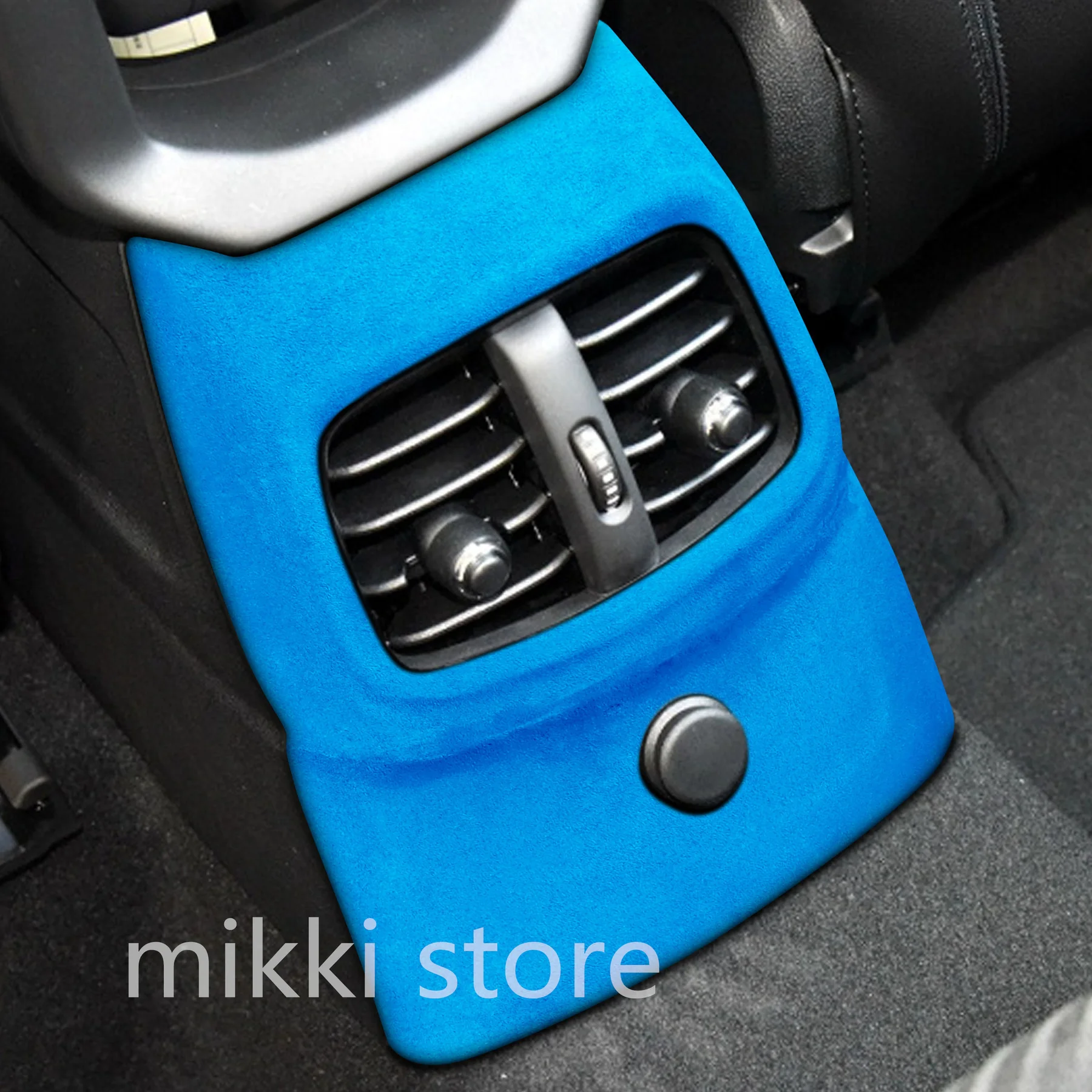 

Замшевая внутренняя отделка рамы для BMW Mini F60 2018-2020, задняя рамка для кондиционера, вентиляционные отверстия, Декор, Стайлинг автомобиля