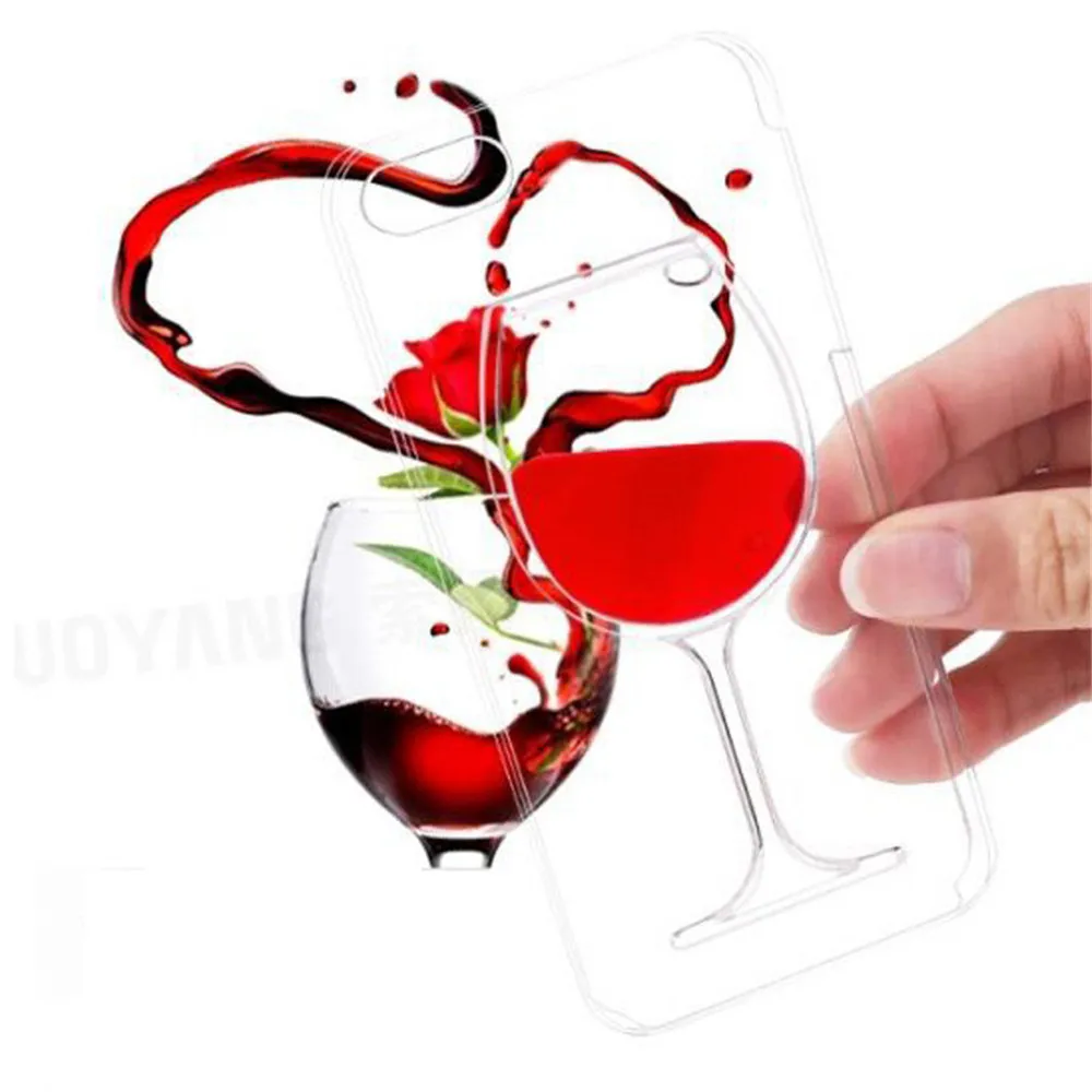 3D Flowing Liquid Red Wine Cup Phone  Case for iPhone 13 12 11 Pro XS Max XR X 8 7 6 Plus Samsung S22 21 20 FE Plus Note20 Ultra case iphone 13 pro max