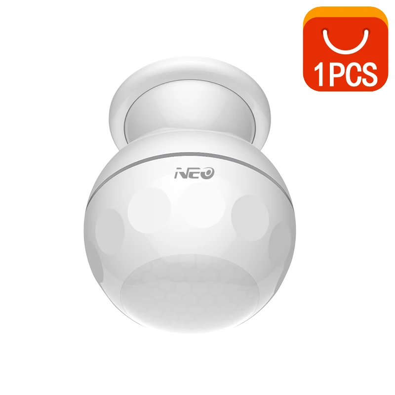 1PCS NEO COOLCAM умный WiFi PIR датчик движения с магнитный держатель домашней сигнализации Система поддержки IFTTT умный дом автоматизация - Цвет: 1PCS