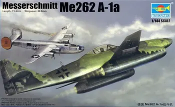 

1:144 German Messerschmit Me262 A-1a Fighter Plastic Assemble Airplane Model