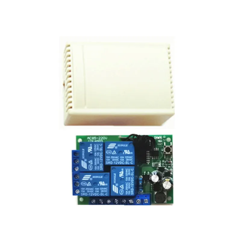 433Mhz universal wireless remote control switch AC220V 4-channel relay receiving module and 4-channel multi-model RF remote cont 433Mhz universal wireless remote control switch AC220V 4-channel relay receiving module and 4-channel multi-model RF remote cont