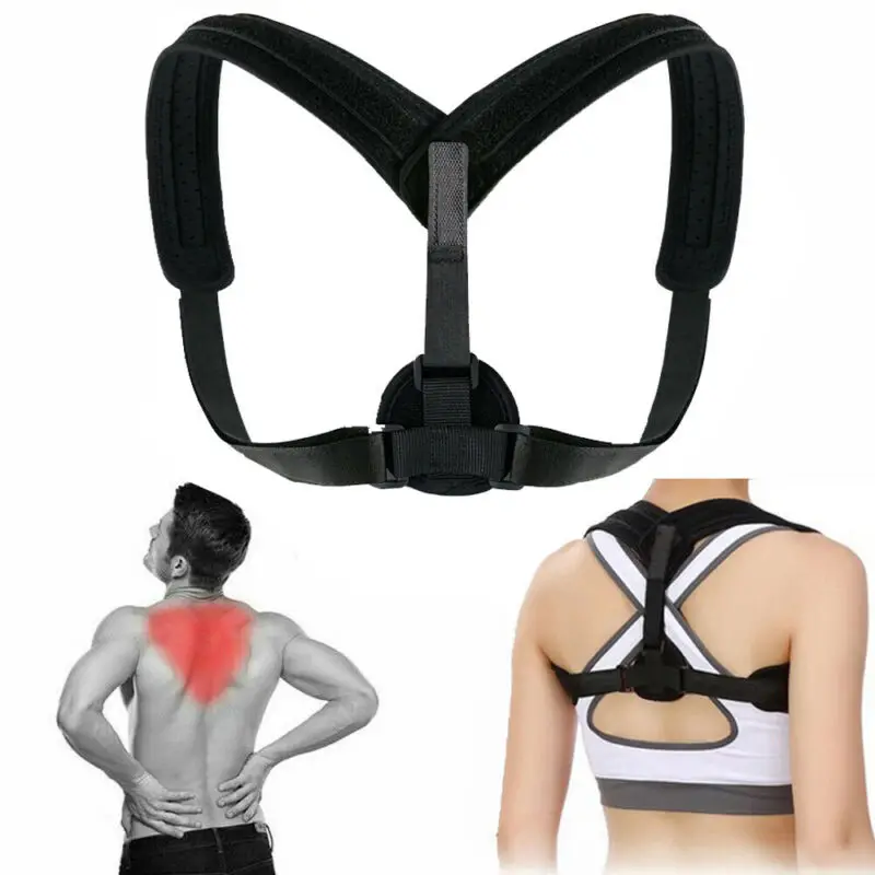 

Adjustable Support Belt Posture Corrector Clavicle Spine Women Men Back Shoulder Lumbar Brace BodyWellness Back Straight Correct