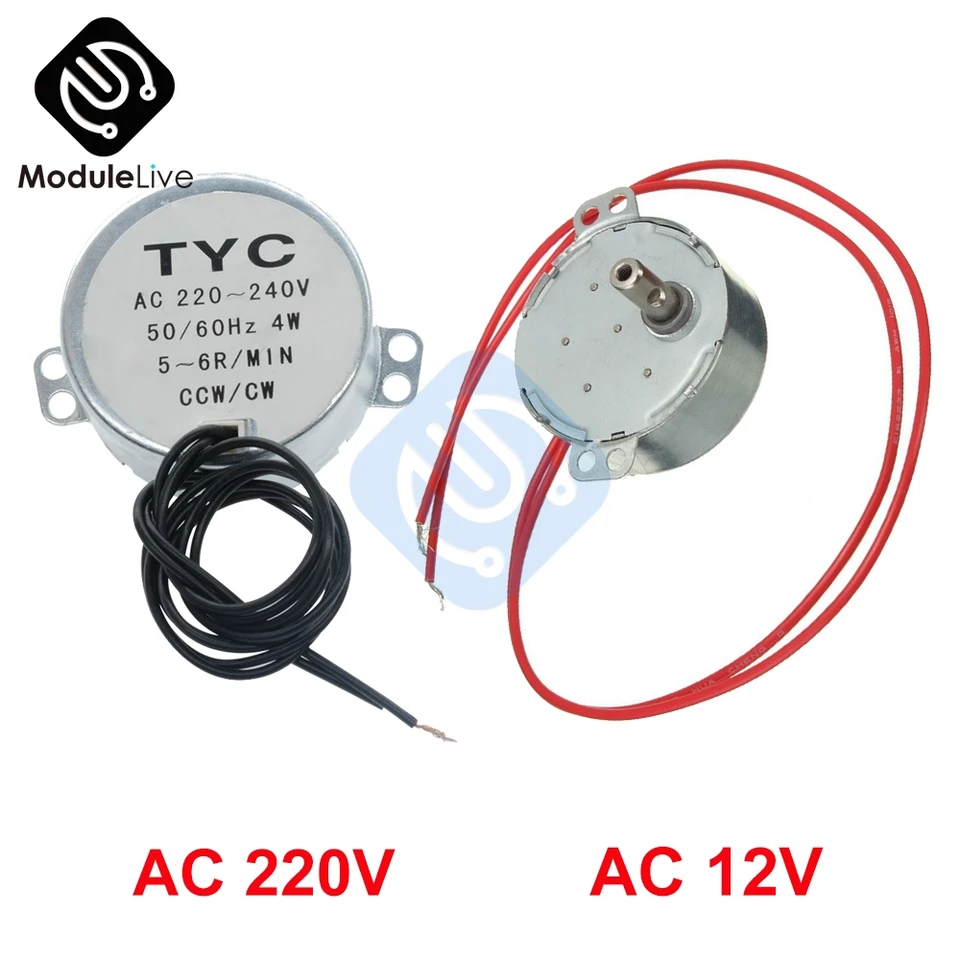 60KTYZ Synchronous Gear electronic starter CW/CCW High Torque Perm 68KTYZ  2.5-110rpm/min Permanent Magnet 60KTYZ Synchronous Gear electronic starter CW/CCW High Torque Perm