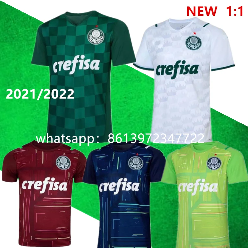 Camisetas de fútbol de Palmeiras, conjunto de jersey de fútbol de 21 a 22 Palmeiras, con diseño de León, MELO, L.ADRIANO, G.VERON, G. Gomas, BRENO, novedad de 2021, 2022