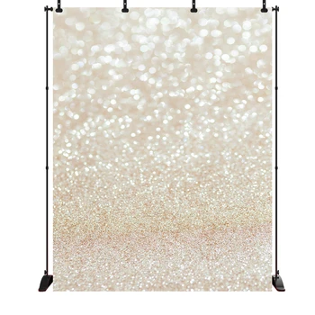 

Acejoler Ivory Gold Bokeh Backdrop Golden Spots Shinning Background Newborn Baby Portrait Photo Studio Photobooth Prop