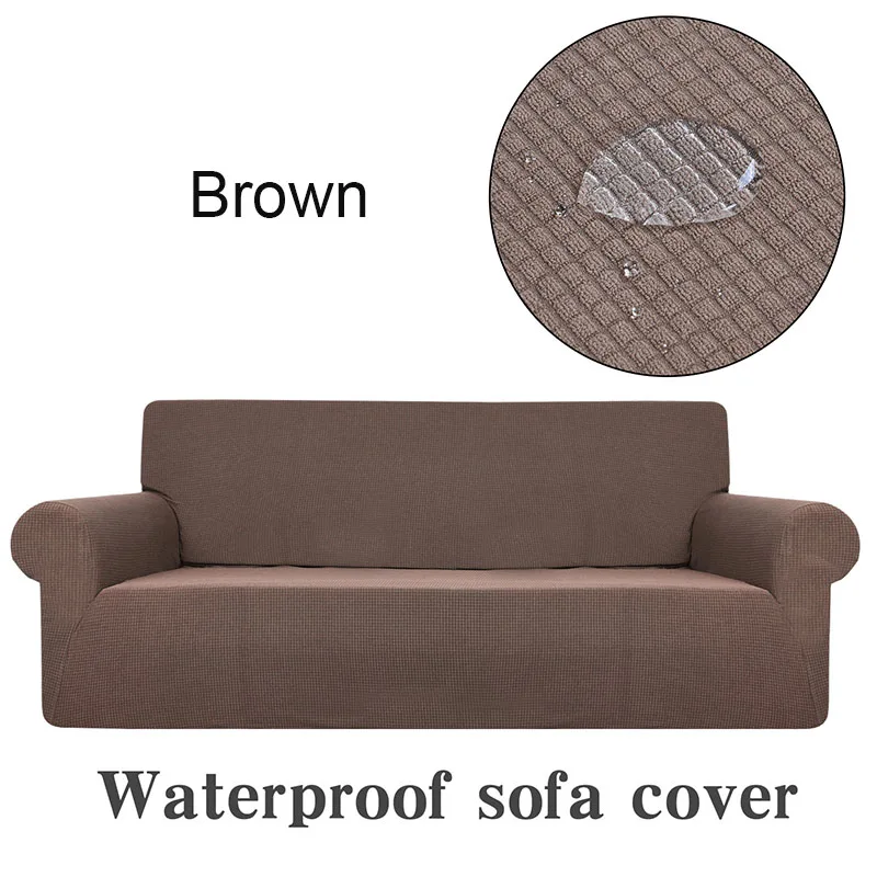 

Waterproof solid color all-inclusive stretch sofa cover Isolation of children's urine towel pet sofa cushion Sofa protect cover
