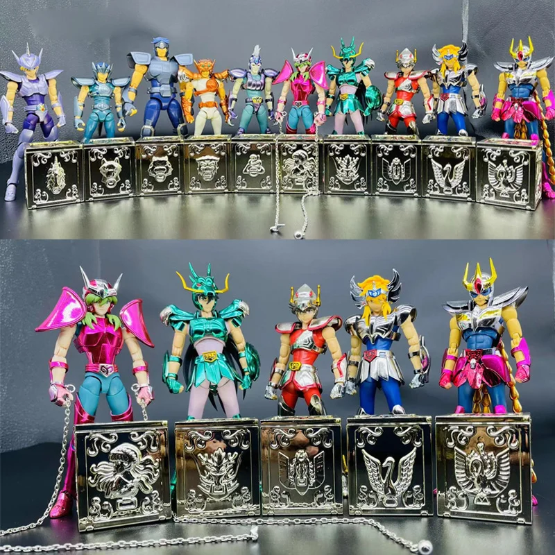 Saint Seiya Mito Panno Ex Pandora Box Pegasus Drago Androjade Cygnus Phoenix Unicorno Orso Lionet Hydra Lupo Camaleonte 11 Figura