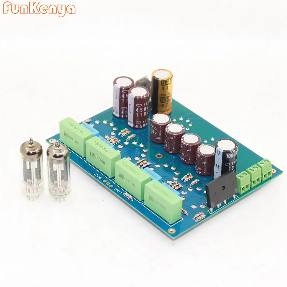 

SRPP Circuit Tube Preamp Amplifier Board Finished 12AU7 12AX7 6Z4 Tube Preamplifier Amp