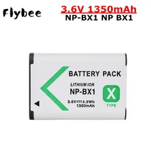 Battery HX300 DSC-WX500 Sony Np Bx1 Digital-Camera HDR-A300 1350mah for Dsc-rx100/Dsc-wx500/Iv/..
