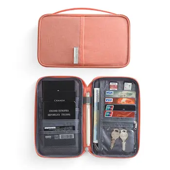 

Portable Passport Holder Family Travel Wallet Card Ticket Trip Document Organizer Case M6CC