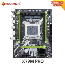Huananzhi X79 M Pro Moederbord Intel Xeon E5 LGA2011 Alle Series DDR3 Recc NON-ECC Geheugen Nvme USB3.0 Processor C2/v1/V2
