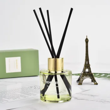 50ml No Fire clear glass Aromatherapy Essential Oil Reed Oil Diffusers 2